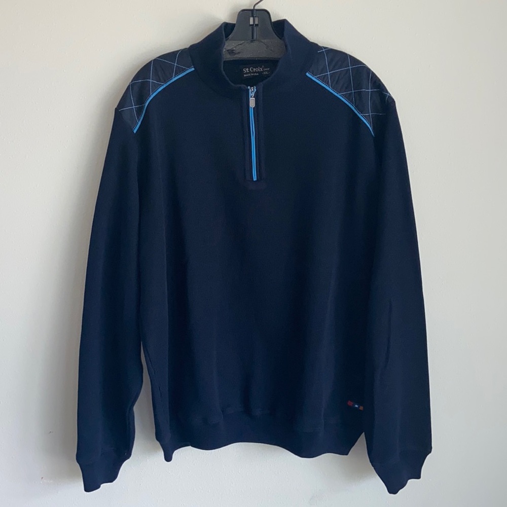 ST. CROIX QUARTER-ZIP PULL OVER